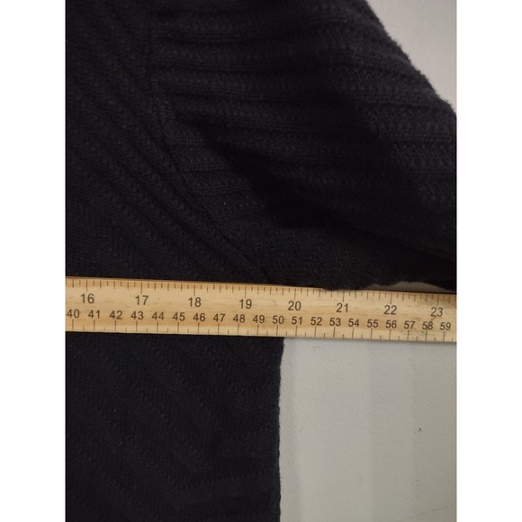 Charter Club Cable Knit Sweater Pullover Top Black NWT Women's Size Large - Picture 6 of 9